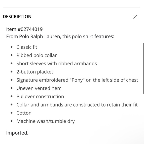 Men’s Ralph Lauren Blue Polo Shirt Classic Style - Picture 4 of 4